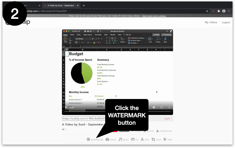 Why and how to apply a watermark to your video - Outklip Resources