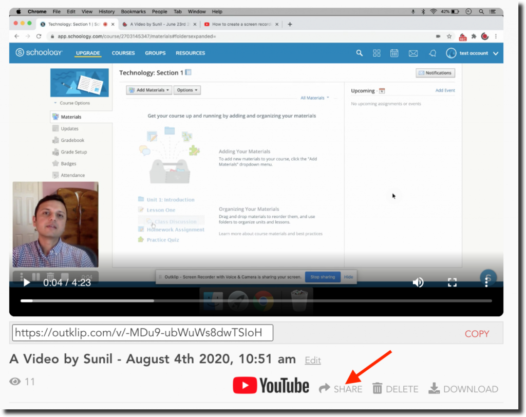 how to submit an assignment in schoology video