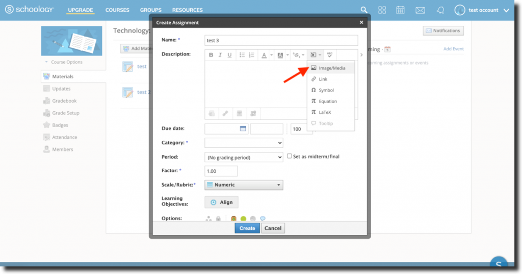 how to submit an assignment in schoology video